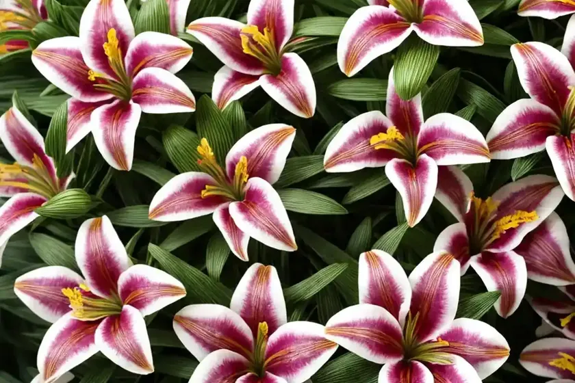 Alstroemeria ‘mauve majesty’ (peruvian lily)