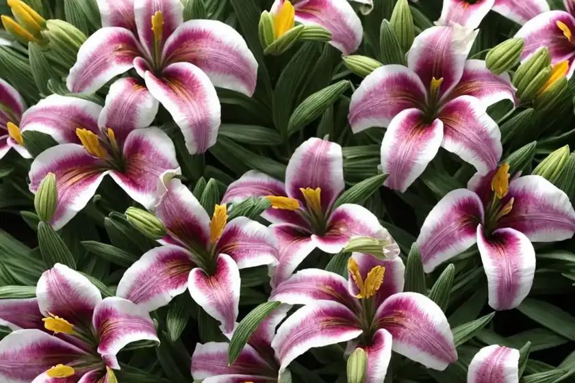 Alstroemeria ‘princess mathilde’ (peruvian lily) — photo 2