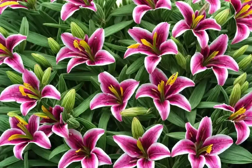 Alstroemeria ‘princess mathilde’ (peruvian lily)