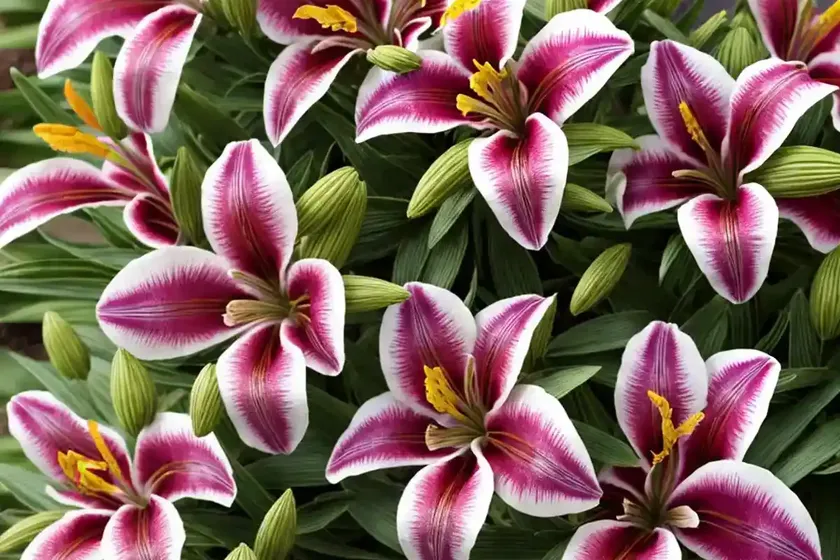 Alstroemeria ‘saturne’ (peruvian lily) — photo 3