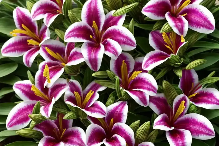 Alstroemeria ‘saturne’ (peruvian lily)