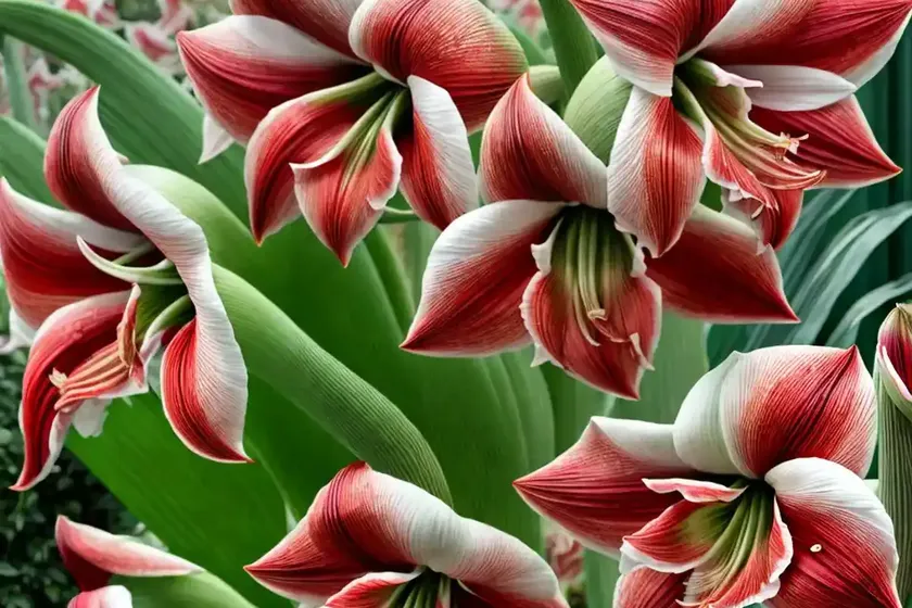 Amaryllis ‘blossom peacock’ (hippeastrum) — photo 3