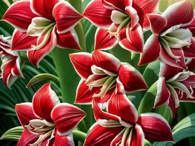 Amaryllis ‘Brazza’ (Hippeastrum)
