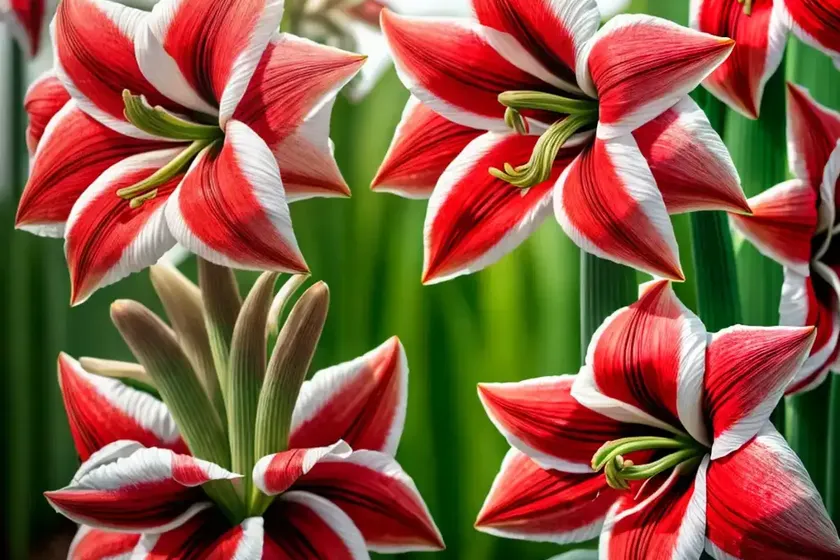Amaryllis ‘christmas gift’ (hippeastrum) — photo 3