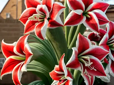 Amaryllis ‘Christmas Gift’ (Hippeastrum)