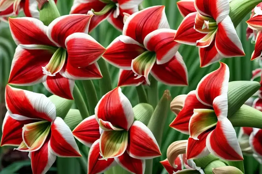 Amaryllis ‘clown’ (hippeastrum)