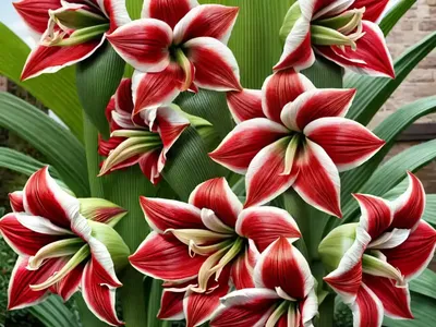 Amaryllis ‘Double Record’ (Hippeastrum)