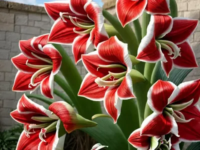 Amaryllis ‘Elvas’ (Hippeastrum)
