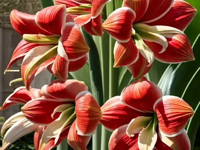 Amaryllis ‘Giant Amadeus’ (Hippeastrum)