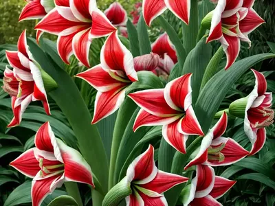 Amaryllis ‘Jewel’ (Hippeastrum)