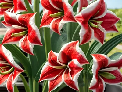 Amaryllis ‘Minerva’ (Hippeastrum)