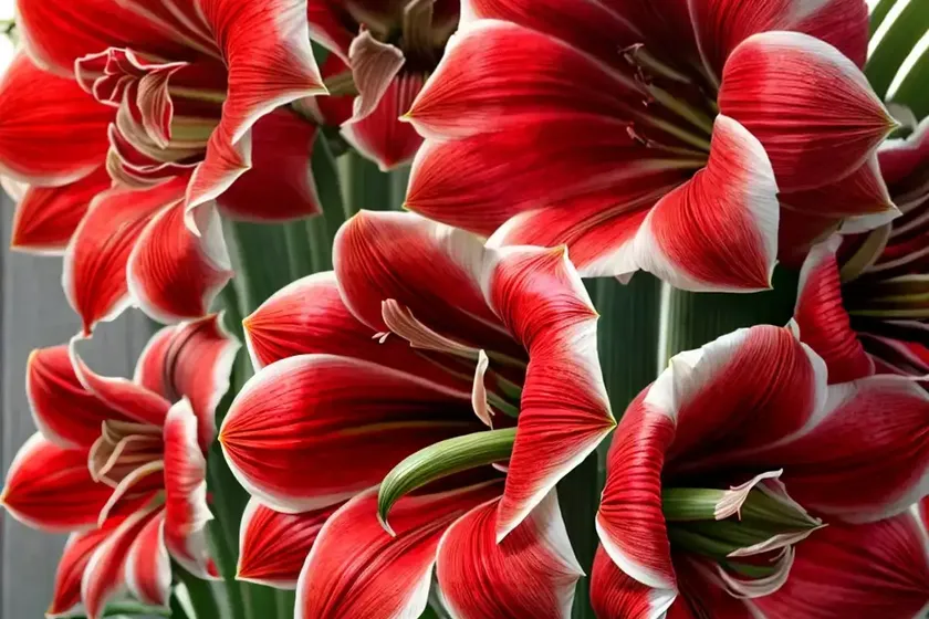 Amaryllis ‘red lion’ (hippeastrum) — photo 3