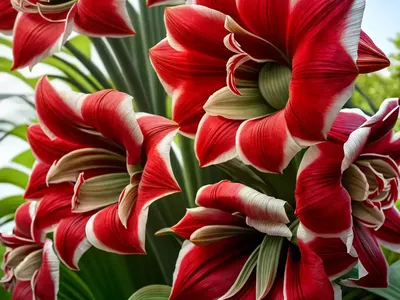 Amaryllis ‘Red Lion’ (Hippeastrum)