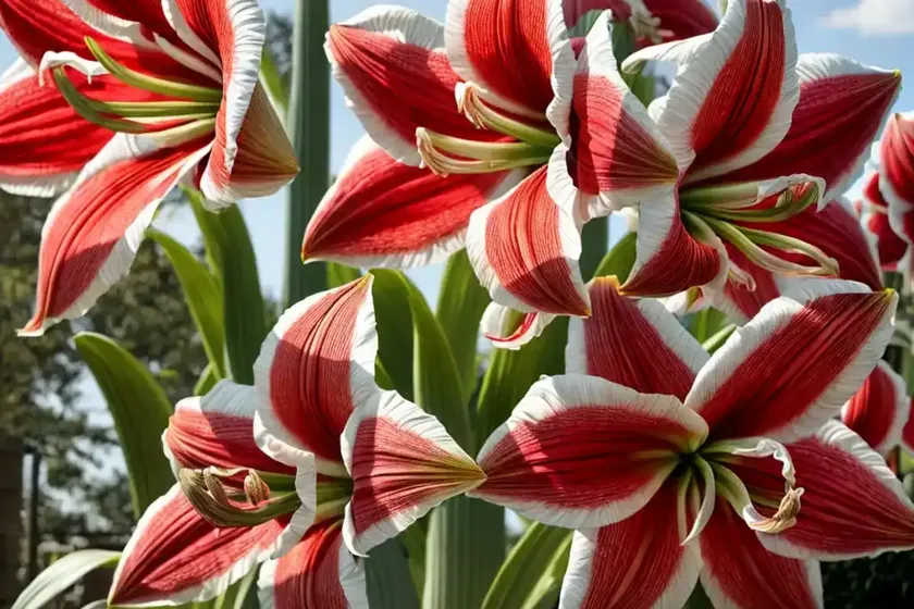 Amaryllis ‘rembrandt van rijn’ (hippeastrum) — photo 2