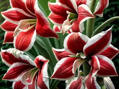 Amaryllis ‘Rembrandt Van Rijn’ (Hippeastrum)
