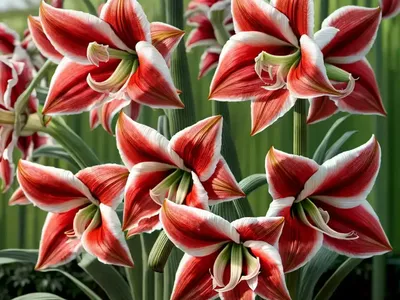 Amaryllis ‘Rosalie’ (Hippeastrum)