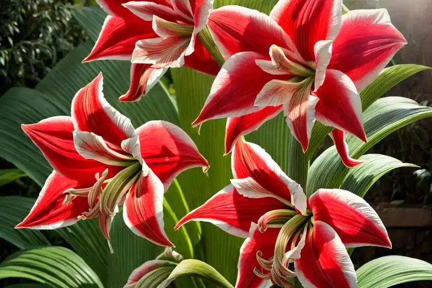 Amaryllis ‘sumatra’ (hippeastrum) — photo 2