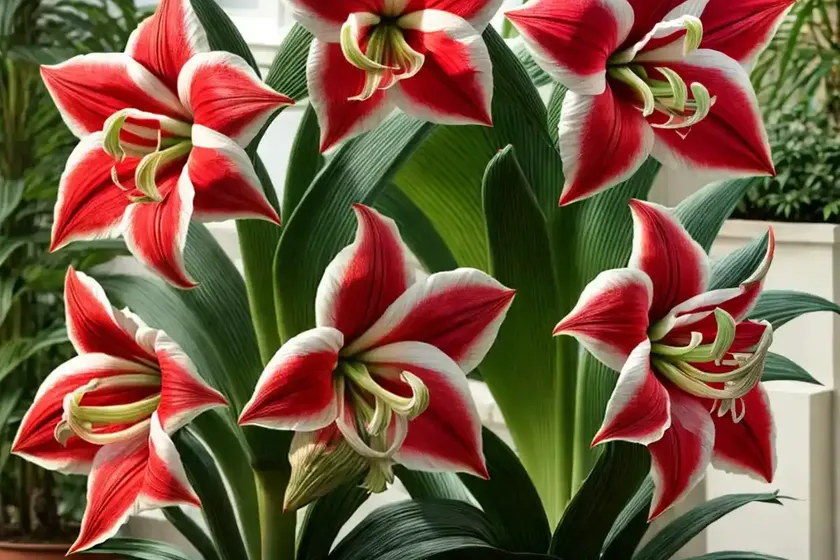 Amaryllis ‘sumatra’ (hippeastrum) — photo 3