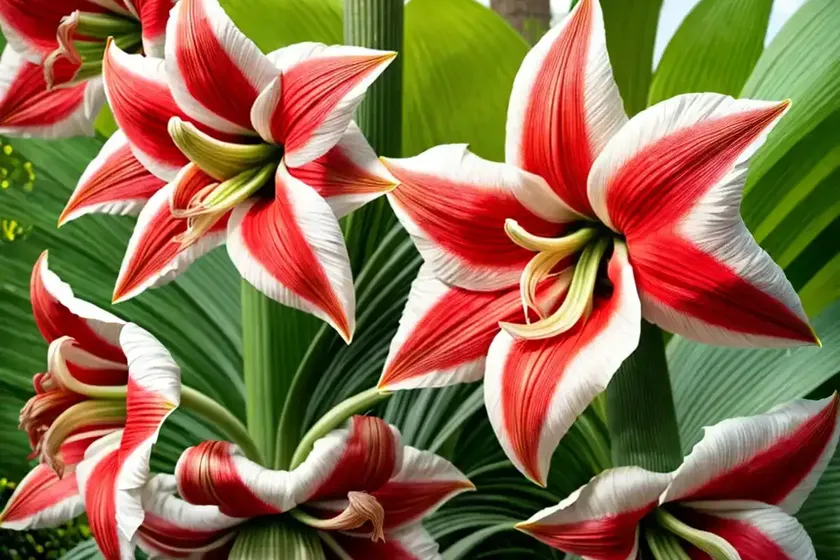Amaryllis ‘sumatra’ (hippeastrum)