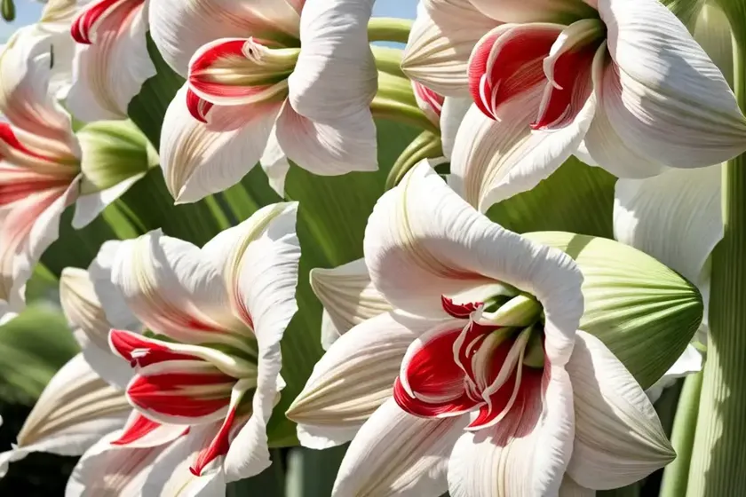 Amaryllis ‘white nymph’ (hippeastrum) — photo 2