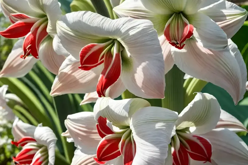 Amaryllis ‘white nymph’ (hippeastrum) — photo 3