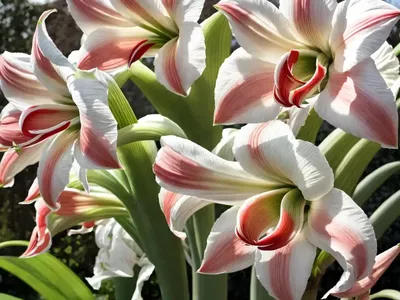 Amaryllis ‘White Nymph’ (Hippeastrum)
