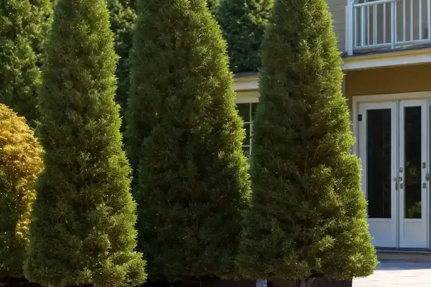 American arborvitae (thuja occidentalis ‘rheingold’) — photo 2