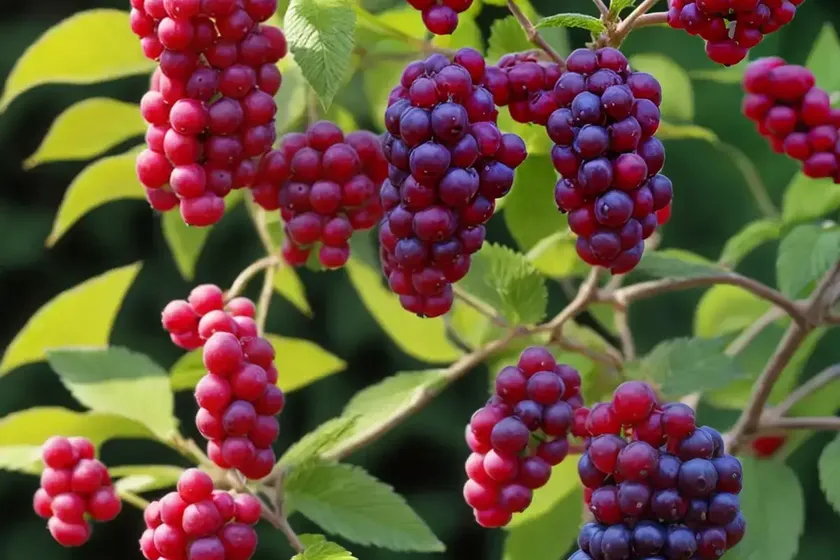 American beauty-berry (callicarpa americana) — photo 2
