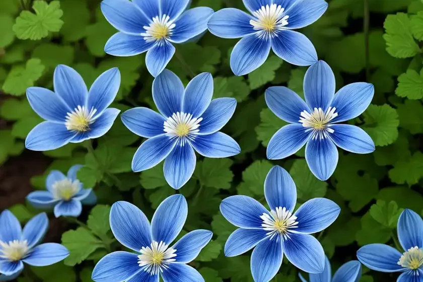 Anemone blanda ‘blue star’ (grecian windflower) — photo 3