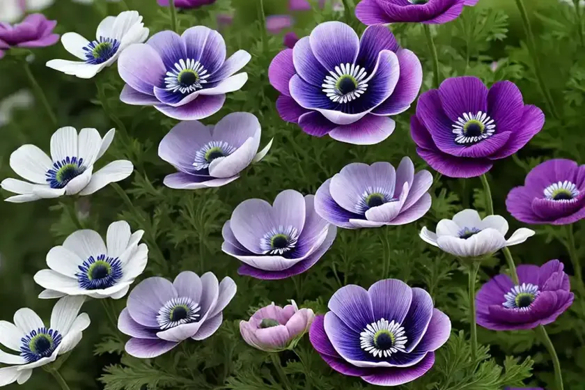 Anemone Coronaria De Caen ‘The Bride’) — photo 2