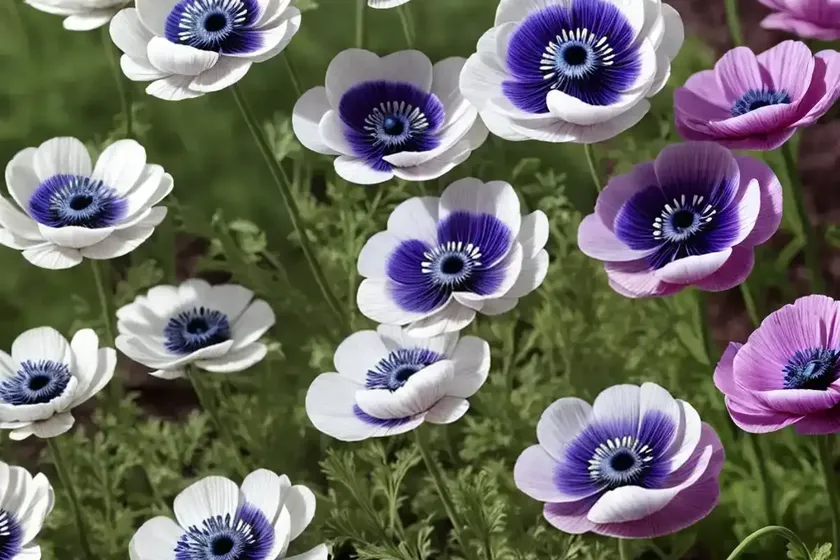 Anemone Coronaria De Caen ‘The Bride’) — photo 3