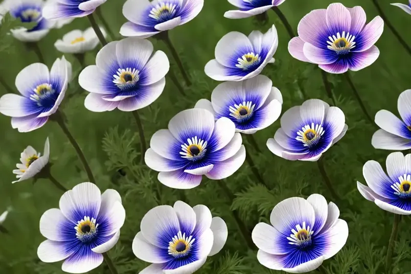 Anemone Coronaria De Caen ‘The Bride’)