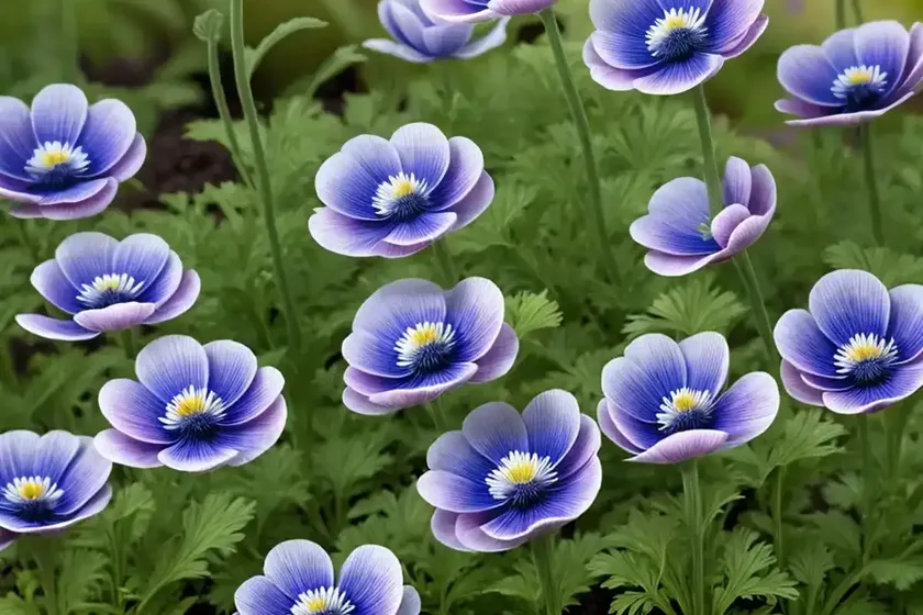 Anemone coronaria ‘lord lieutenant’) — photo 2