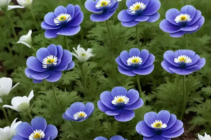 Anemone coronaria ‘mount everest’) — photo 3