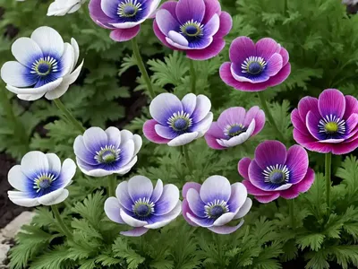 Anemone Coronaria ‘Mount Everest’)