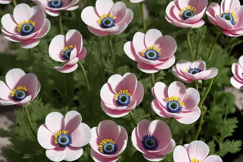 Anemone coronaria ‘rosea’) — photo 2