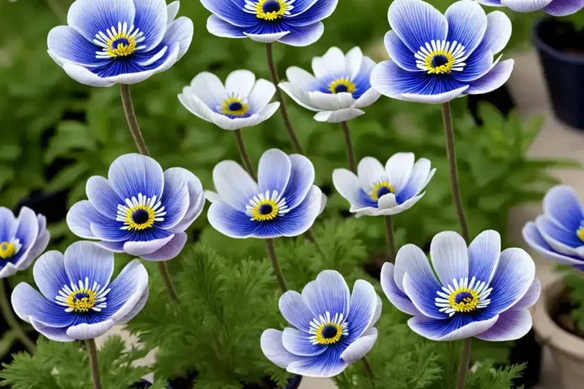 Anemone coronaria ‘sylphide’) — photo 3