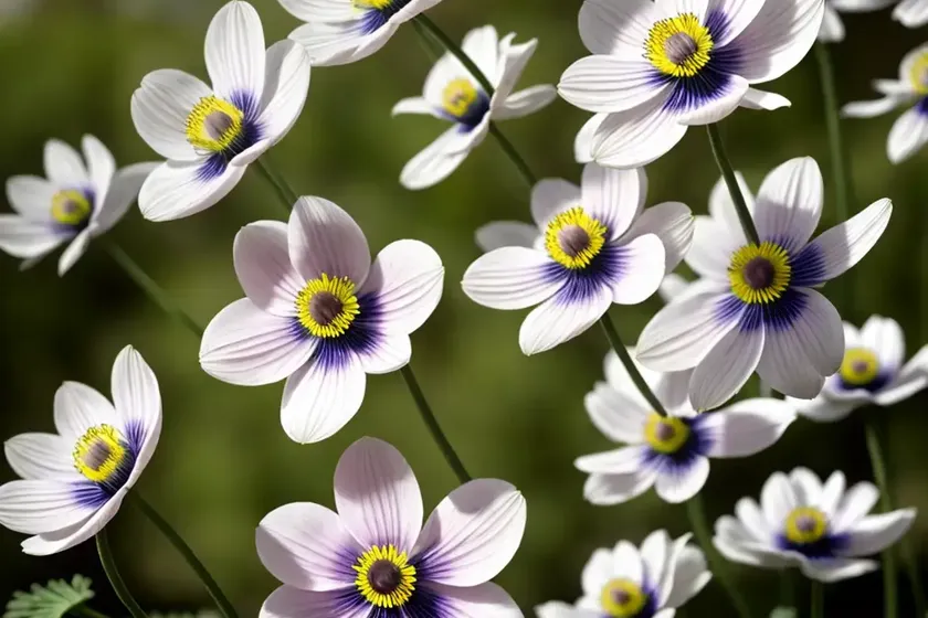 Anemone hupehensis ‘hadspen abundance’ (japanese anemone)