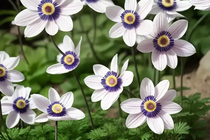 Anemone hupehensis ‘pocahontas’ (japanese anemone) — photo 2