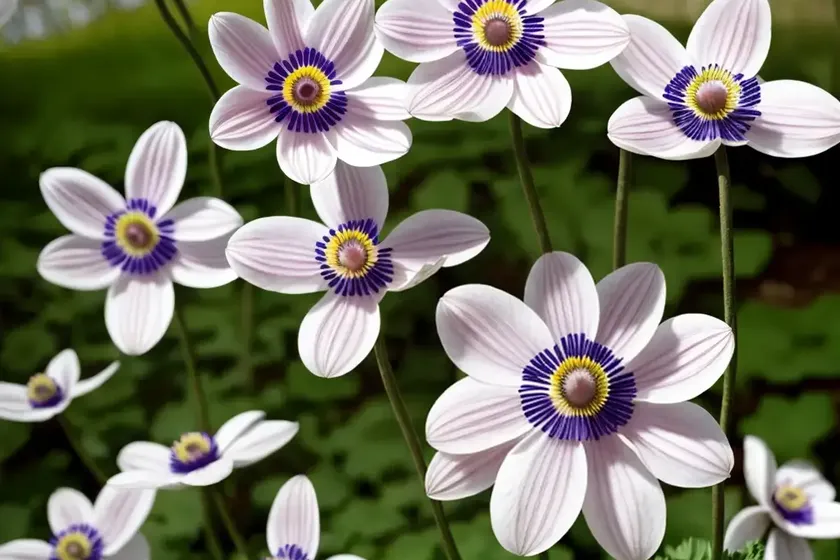 Anemone hupehensis ‘prinz heinrich’ (japanese anemone) — photo 2