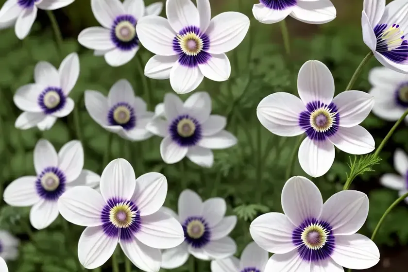 Anemone hupehensis ‘prinz heinrich’ (japanese anemone) — photo 3