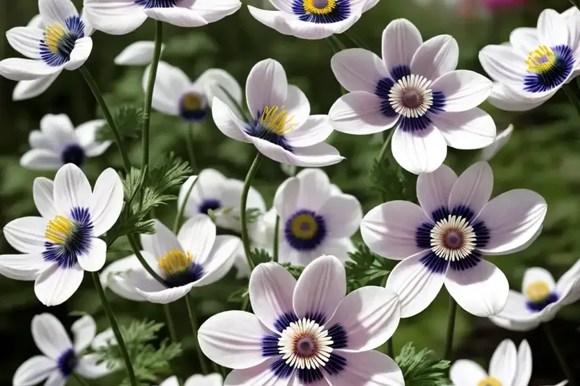 Anemone hupehensis var japonica ‘pamina’ (japanese anemone) — photo 2