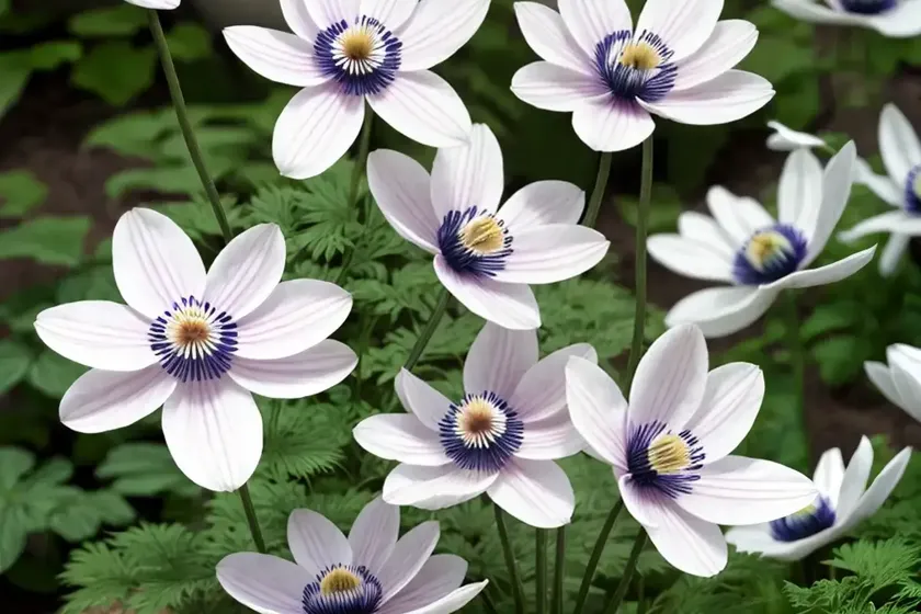 Anemone hupehensis var japonica ‘splendens’ (japanese anemone) — photo 2