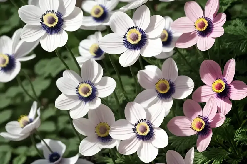Anemone hupehensis var japonica ‘splendens’ (japanese anemone) — photo 3