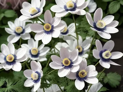 Anemone Hupehensis Var Japonica ‘Splendens’ (Japanese Anemone)