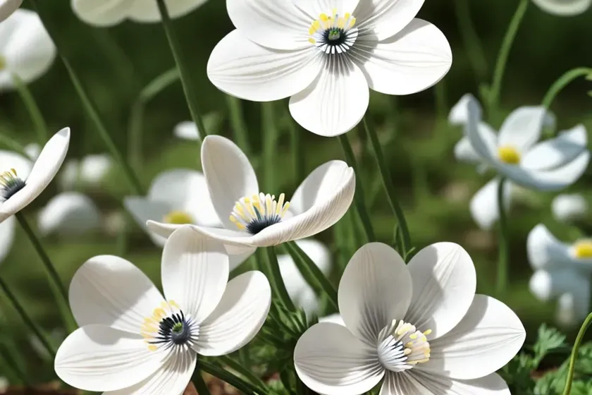 Anemone nemorosa ‘vestal’ (wood anemone) — photo 2