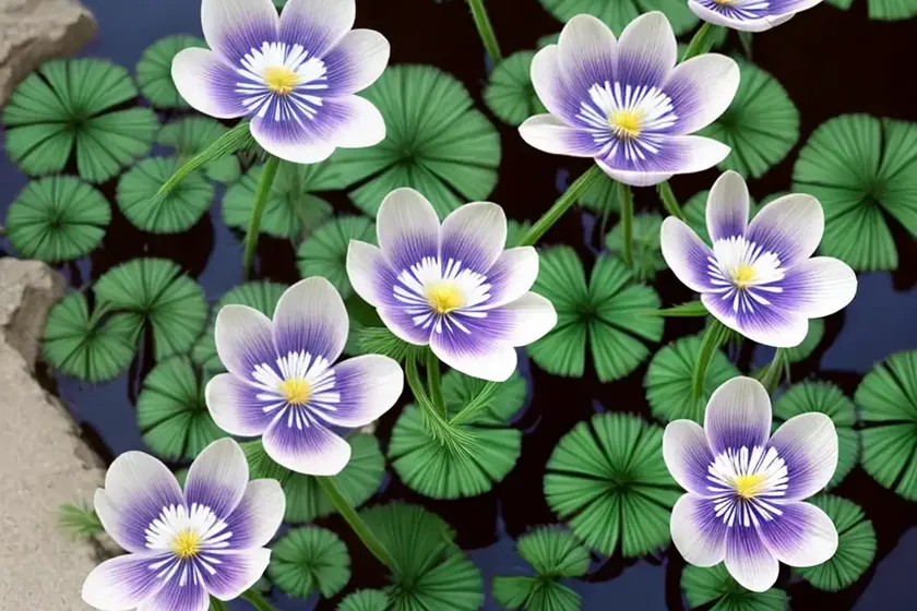 Anemone rivularis (riverside windflower) — photo 3