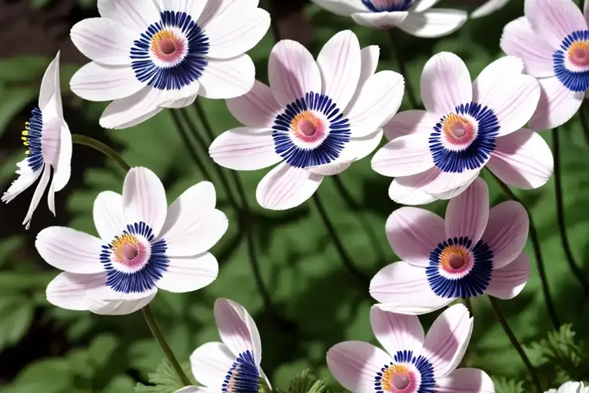 Anemone x hybrida ‘elegans’ (japanese anemone) — photo 3