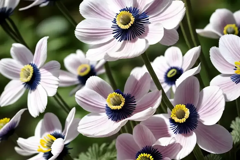 Anemone x hybrida ‘elegans’ (japanese anemone)