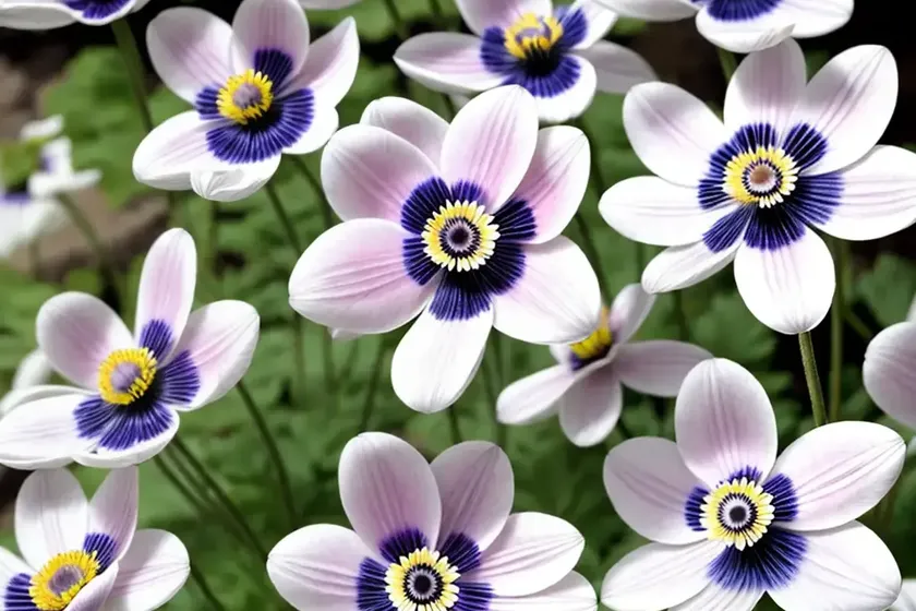 Anemone x hybrida ‘honorine jobert’ (japanese anemone) — photo 2